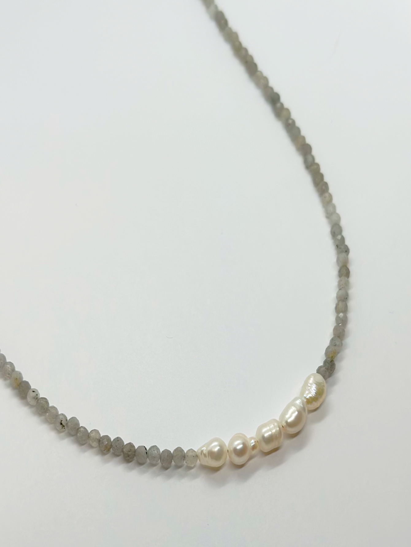 Amsterdam Labradorite Pearl Necklace