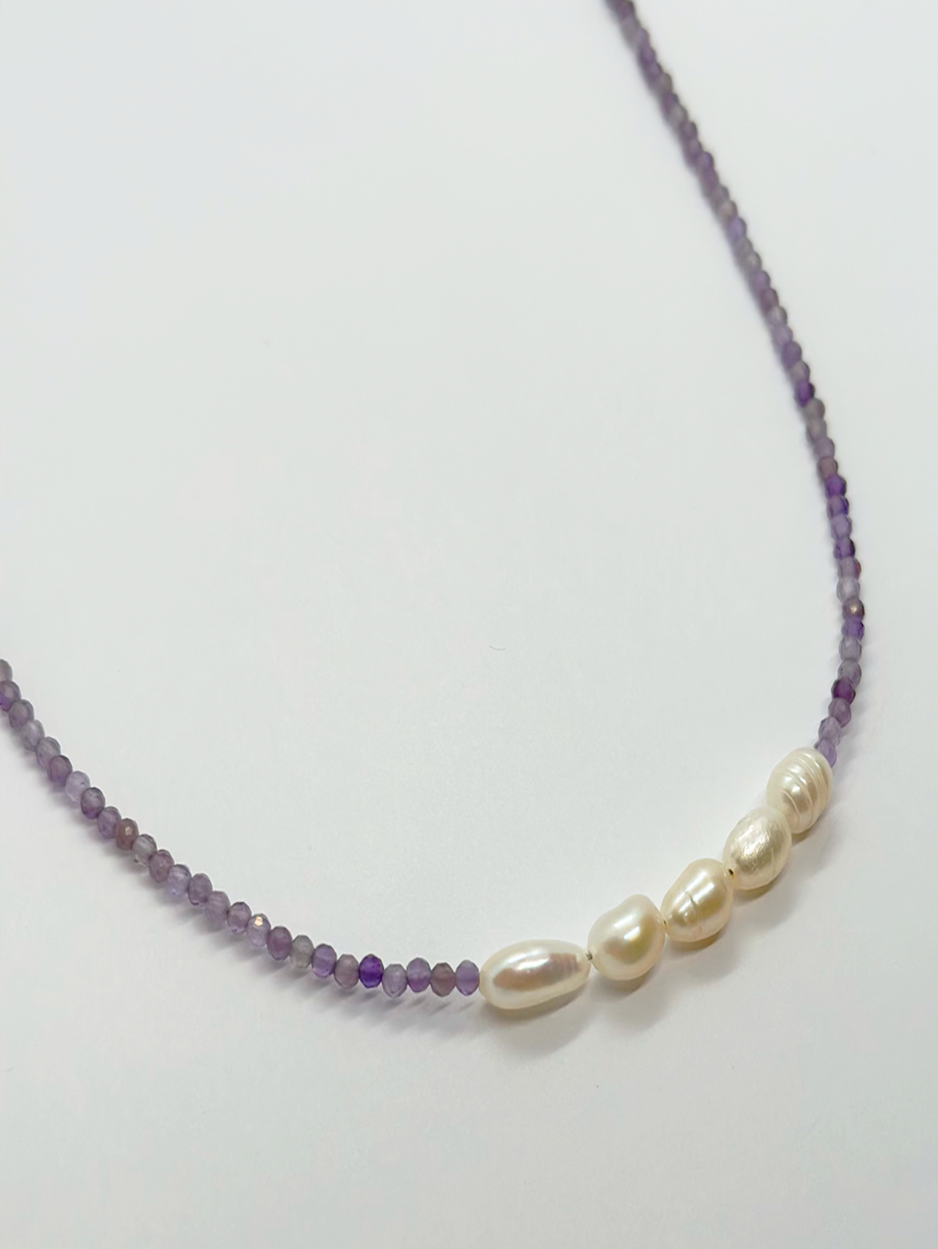 Amsterdam Amethyst Pearl Necklace