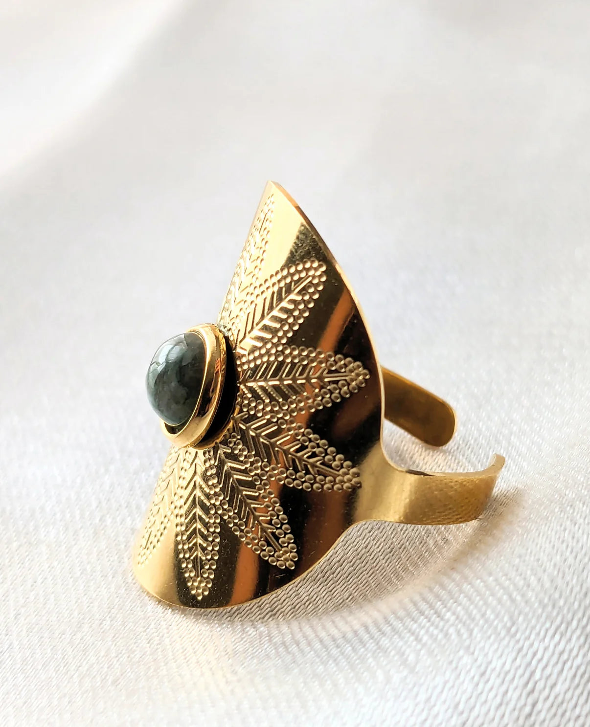 Casablanca Jade Statement Ring